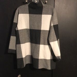 Black and white sweater